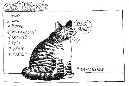 Kliban...cat...finally a translation of what cats mean...my cat ...