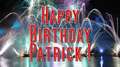 Happy Birthday Patrick O.!