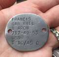 Lost father’s WWII dog tag